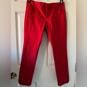 Banana Republic red dress pants